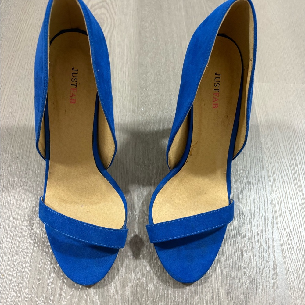 JustFab Vibrant Blue Women's Heels